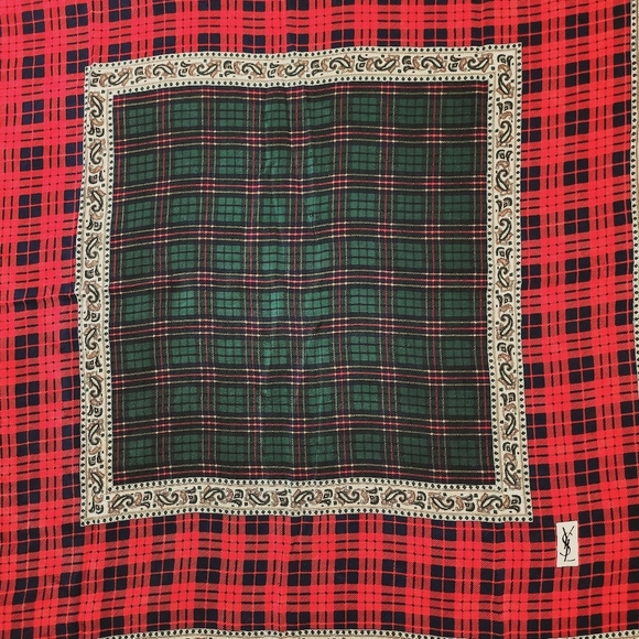 YSL Vintage silk scarf - Picture 4 of 13